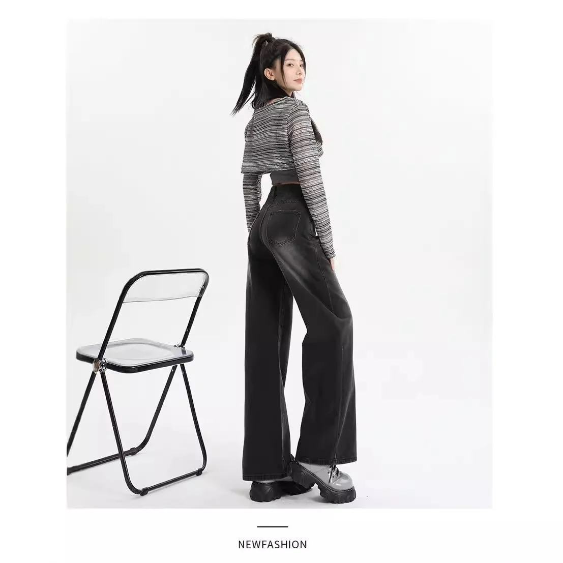 Летние джинсы женские High Street Vibe новый европейский стиль модные черные джинсовые модные уникальные длинные большие синие серые темные 
Летние джинсы женские High Street Vibe новый европейский стиль модные черные джинсовые модные уникальные длинные большие синие серые темные