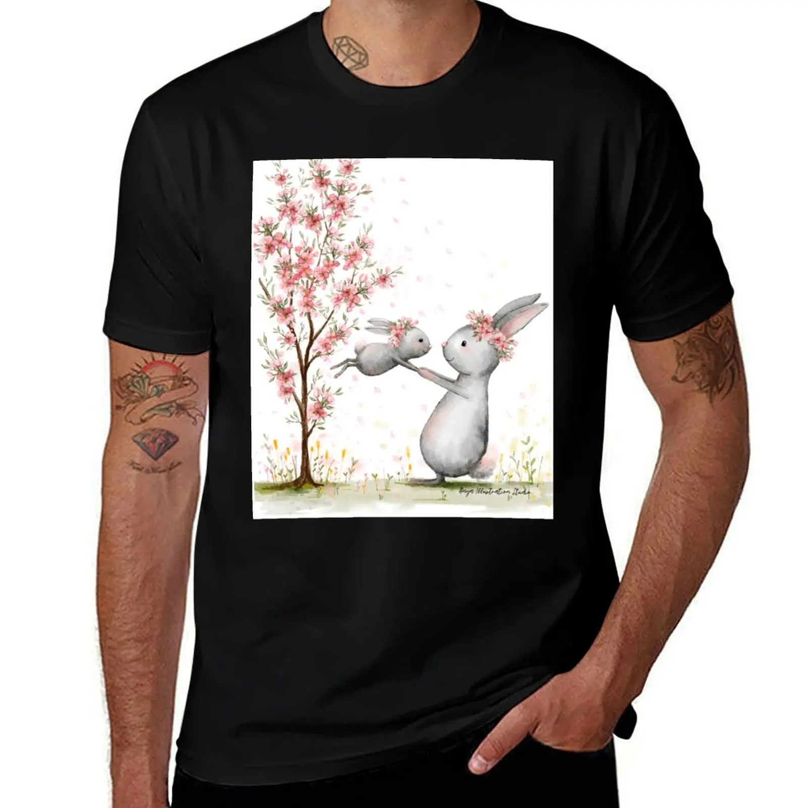 Spring cute watercolor rabbits bunnies T-Shirt t shirt man luxury t shirts for man cotton funny t shirts dark humor T-shirt
Spring cute watercolor rabbits bunnies T-Shirt t shirt man luxury t shirts for man cotton funny t shirts dark humor T-shirt