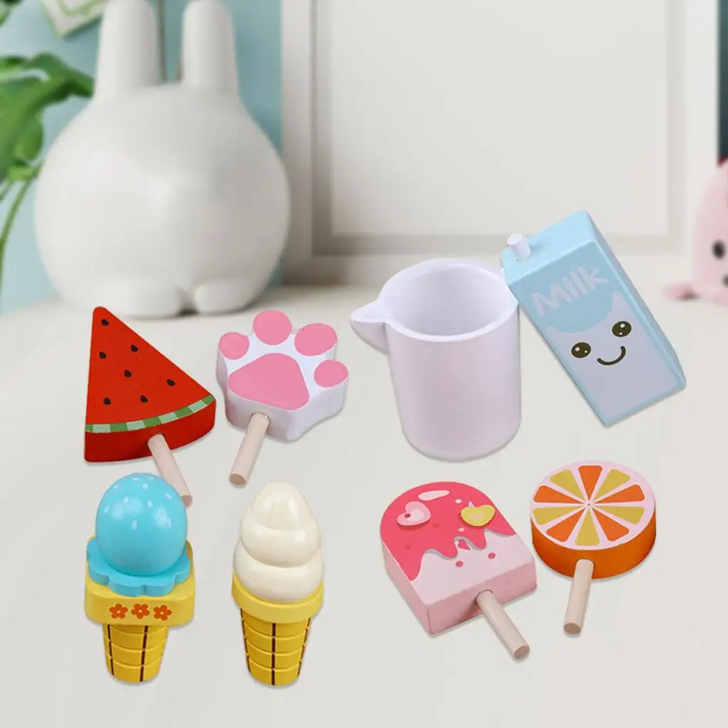 8 Pieces Pretend Set Ice Cuisinette Pour Enfant Multicolor Counter Learning Miniature Toy for Birthday
8 Pieces Pretend Set Ice Cuisinette Pour Enfant Multicolor Counter Learning Miniature Toy for Birthday