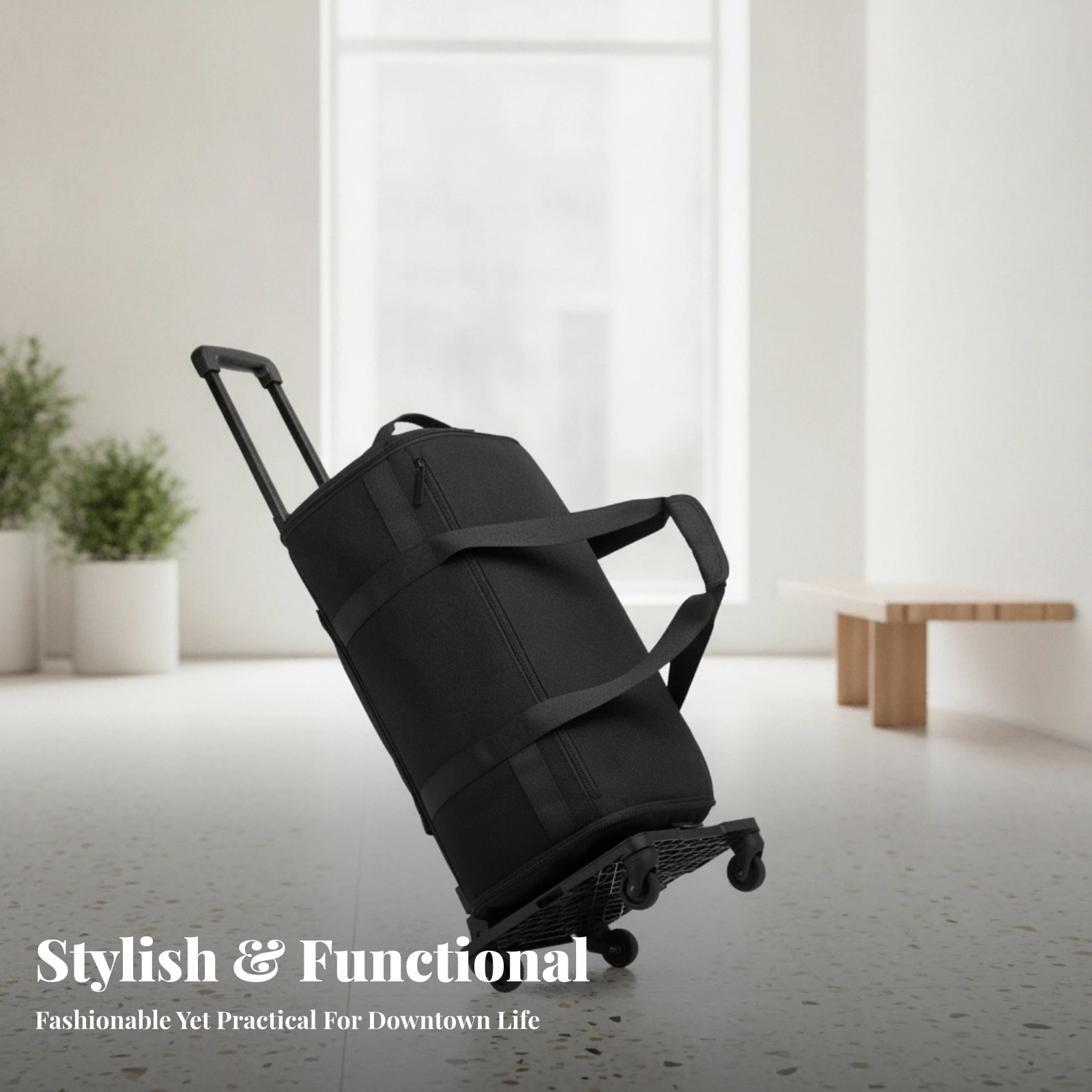 Multifunction Travel Bag Telescopic Trolley Duffel Bag Zipper Closure Zippered
Multifunction Travel Bag Telescopic Trolley Duffel Bag Zipper Closure Zippered