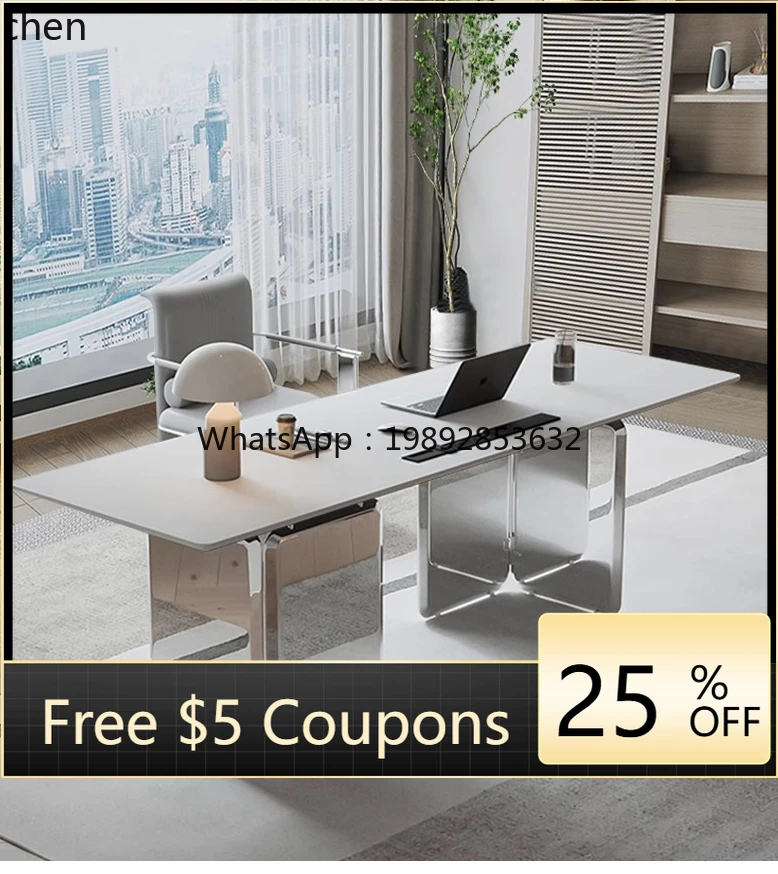 light luxury rock slab high sense modern simple study writing desk home computer desk
light luxury rock slab high sense modern simple study writing desk home computer desk
