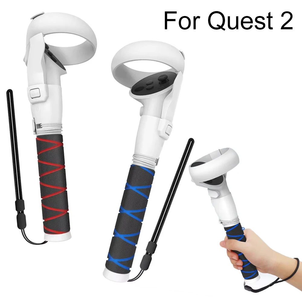 1 Pair Expansion Grip Handle VR Game Accessories For Meta/Oculus Quest 2 Controller Grips For Beat Saber Gaming Experience
1 Pair Expansion Grip Handle VR Game Accessories For Meta/Oculus Quest 2 Controller Grips For Beat Saber Gaming Experience