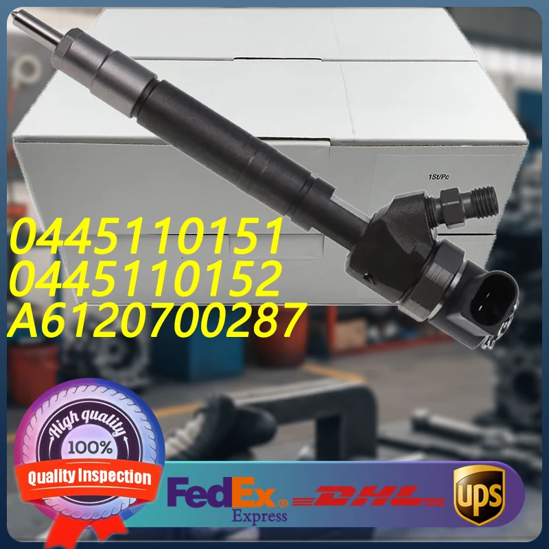 0445110151 0445110152 A6120700287 Common Rail Injector For Mercedes-Benz Serie C 3.0 AMG Engine
0445110151 0445110152 A6120700287 Common Rail Injector For Mercedes-Benz Serie C 3.0 AMG Engine