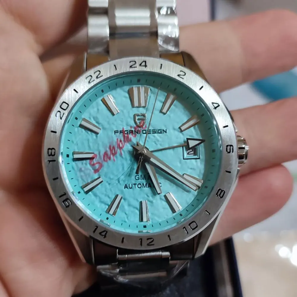 PAGANI DESIGN New PD-1792 GMT Men Mechanical Watch 100M Waterproof Clock Sapphire Glass Automatic Man Watches Relogio Masculino
PAGANI DESIGN New PD-1792 GMT Men Mechanical Watch 100M Waterproof Clock Sapphire Glass Automatic Man Watches Relogio Masculino