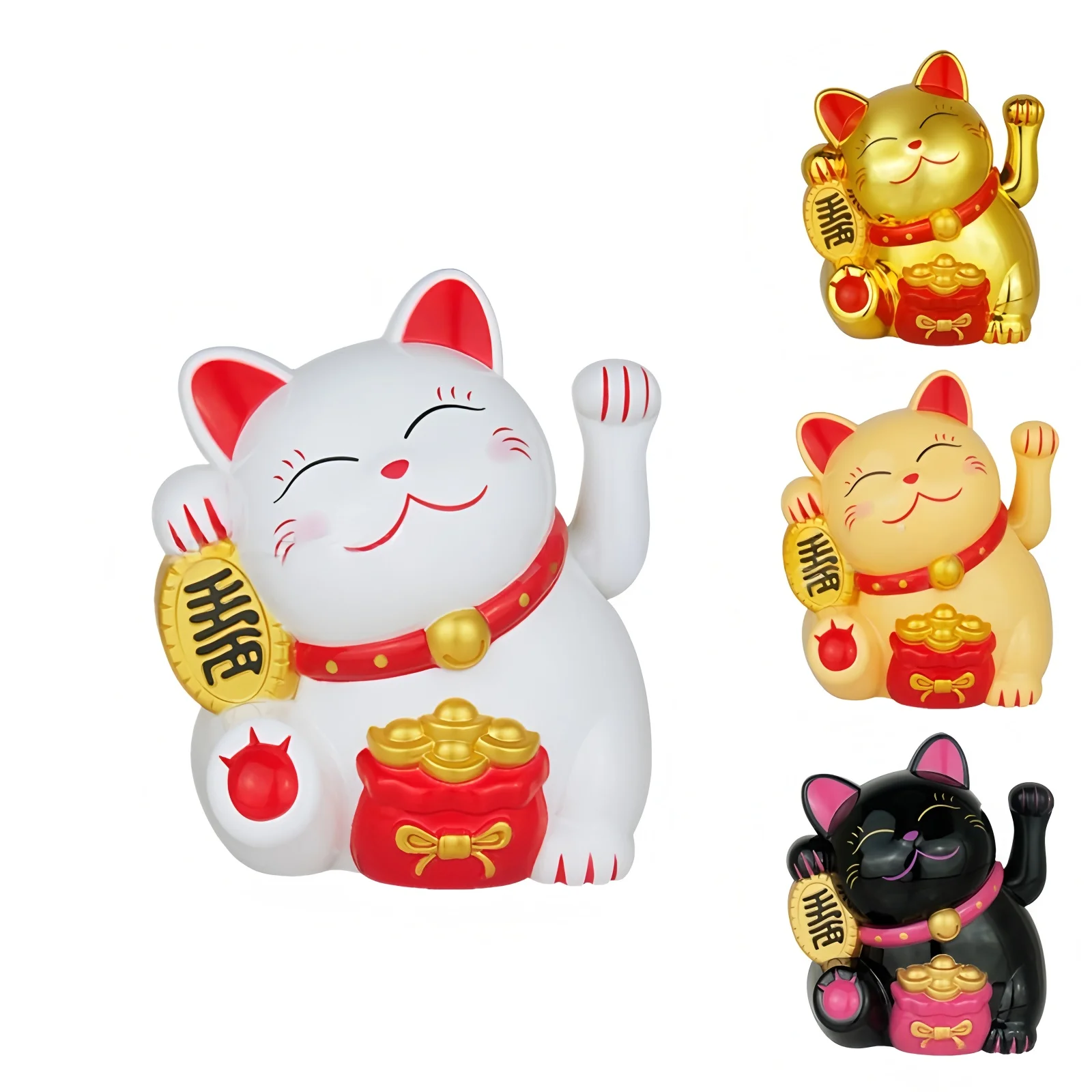 3pcs/lot 5.5''Waving Arm Fengshui Fortune Cat Lucky Cat Smiling Wealth Prosperity Christmas New Year Housewarm Favors
3pcs/lot 5.5''Waving Arm Fengshui Fortune Cat Lucky Cat Smiling Wealth Prosperity Christmas New Year Housewarm Favors