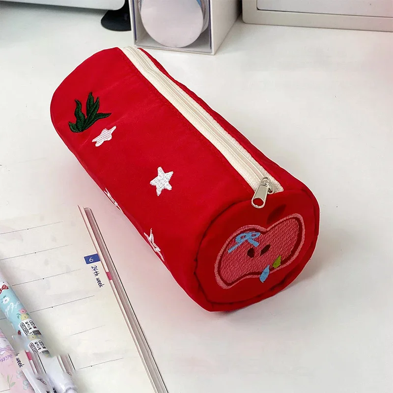 Красный мультяшный пенал с вышивкой, косметичка, сумка-карандаш, сумка для хранения канцелярских принадлежностей, студенческие подарки
Красный мультяшный пенал с вышивкой, косметичка, сумка-карандаш, сумка для хранения канцелярских принадлежностей, студенческие подарки