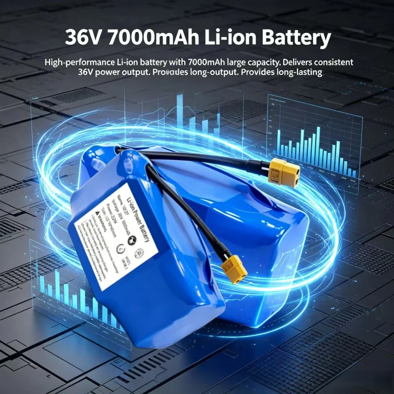 Heavy Duty 36V 10S2P 18650 Recharge Li-ion Cell High Capacity Replacement For Sagittarius Two Wheel Smart Balance Car
Heavy Duty 36V 10S2P 18650 Recharge Li-ion Cell High Capacity Replacement For Sagittarius Two Wheel Smart Balance Car