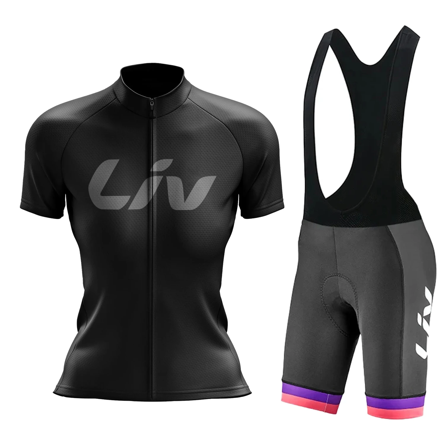 LIV women's cycling sports suit summer cycling top cycling pants sponge cushion cycling bib quick drying New cycling jersey
LIV women's cycling sports suit summer cycling top cycling pants sponge cushion cycling bib quick drying New cycling jersey