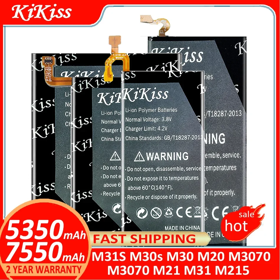 Аккумуляторная батарея KiKiss Φ для SAMSUNG Galaxy M31S M30s M30 M20 Φ M3070 M21 M31 M215
Аккумуляторная батарея KiKiss Φ для SAMSUNG Galaxy M31S M30s M30 M20 Φ M3070 M21 M31 M215