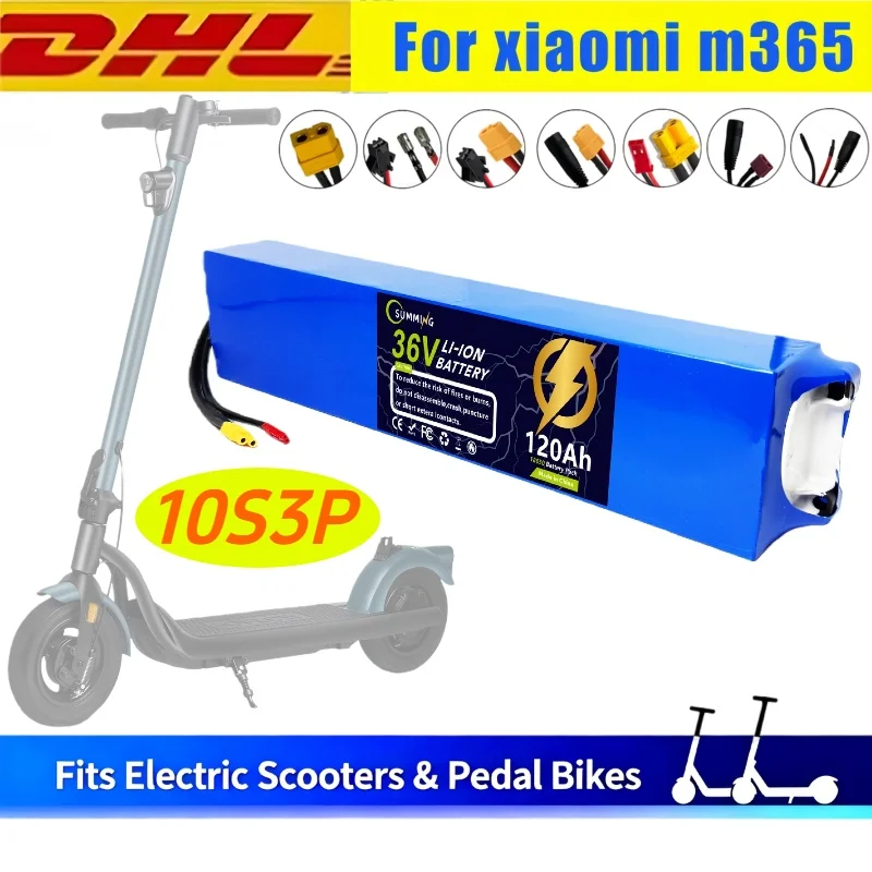 10S3P 36V 120000mAh 36v Electric Scooter Battery Pack 18650 Lithium for M365 Electric Scooter 150w~750w Battery Scooter
10S3P 36V 120000mAh 36v Electric Scooter Battery Pack 18650 Lithium for M365 Electric Scooter 150w~750w Battery Scooter