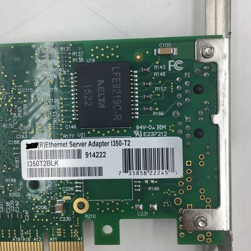 I350AM2 Chip PCI-Ex4 Gigabit Electrical Port Dual-Port Server Network Card I350-T2V2 Gigabit Ethernet 2XRJ45 Port
I350AM2 Chip PCI-Ex4 Gigabit Electrical Port Dual-Port Server Network Card I350-T2V2 Gigabit Ethernet 2XRJ45 Port