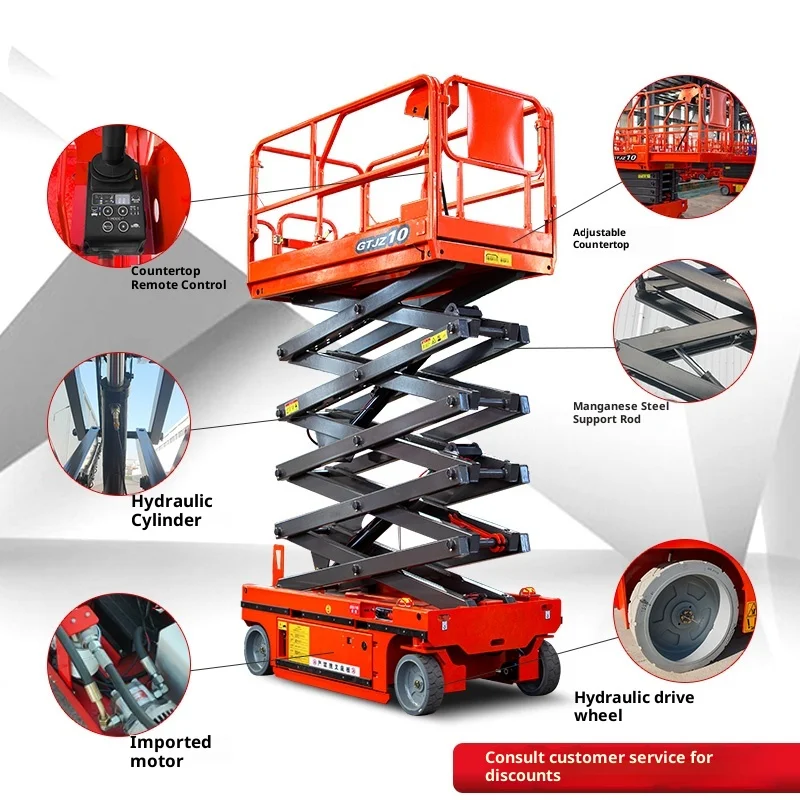 Customized Scissor Lift Cargo Hydraulic Boom Vertical Mast Scissors Electric Tables
Customized Scissor Lift Cargo Hydraulic Boom Vertical Mast Scissors Electric Tables