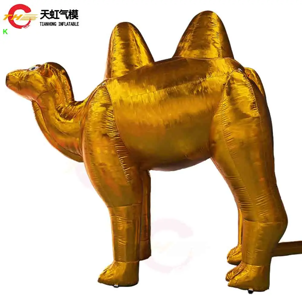 Fast Shipping Golden Inflatable Camel Model for Stage Decoration Outdoor Blow Up Inflatable Animal Replica Cartoon Balloon
Fast Shipping Golden Inflatable Camel Model for Stage Decoration Outdoor Blow Up Inflatable Animal Replica Cartoon Balloon