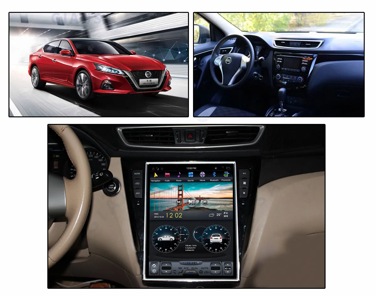 Carplay Car Multimedia Video Player 12.1" Tesla Android Screen Autoradio For Nissan X-TRAIL Qashqai Rouge 2013 Radio GPS Stereo
Carplay Car Multimedia Video Player 12.1" Tesla Android Screen Autoradio For Nissan X-TRAIL Qashqai Rouge 2013 Radio GPS Stereo
