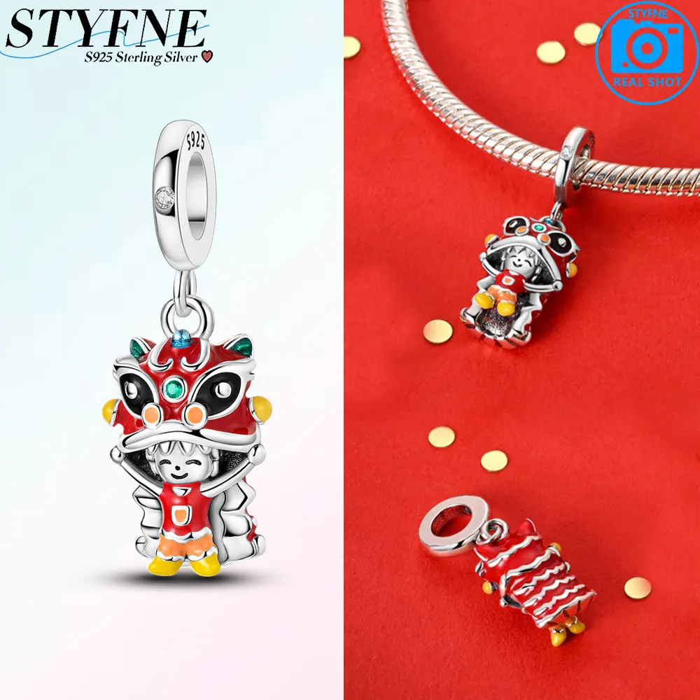 Original Charms 925 Silver New Year Red Pendant Boy Lion Beads Fit Bracelet Women Jewelry Making Diy Gift Accessory
Original Charms 925 Silver New Year Red Pendant Boy Lion Beads Fit Bracelet Women Jewelry Making Diy Gift Accessory