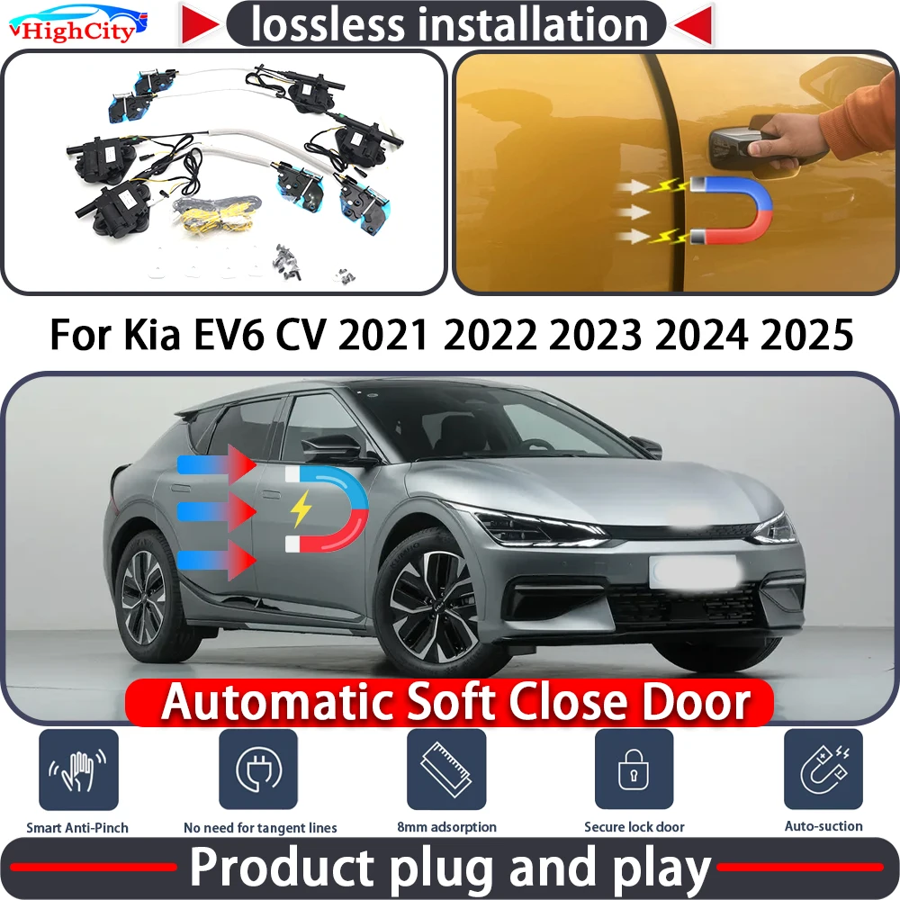 HighCity Electric Closing Door Lock Actuator for Kia EV6 CV 2021 2022 2023 2024 2025 Soft Close Power Latch System Auto Pull
HighCity Electric Closing Door Lock Actuator for Kia EV6 CV 2021 2022 2023 2024 2025 Soft Close Power Latch System Auto Pull