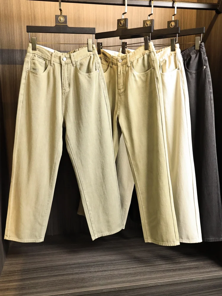 American Retro Washed 100% Cotton Men's Comfortable Straight Leg Loose Casual Pants Spring Season Breathable Loose Fit Trousers
American Retro Washed 100% Cotton Men's Comfortable Straight Leg Loose Casual Pants Spring Season Breathable Loose Fit Trousers