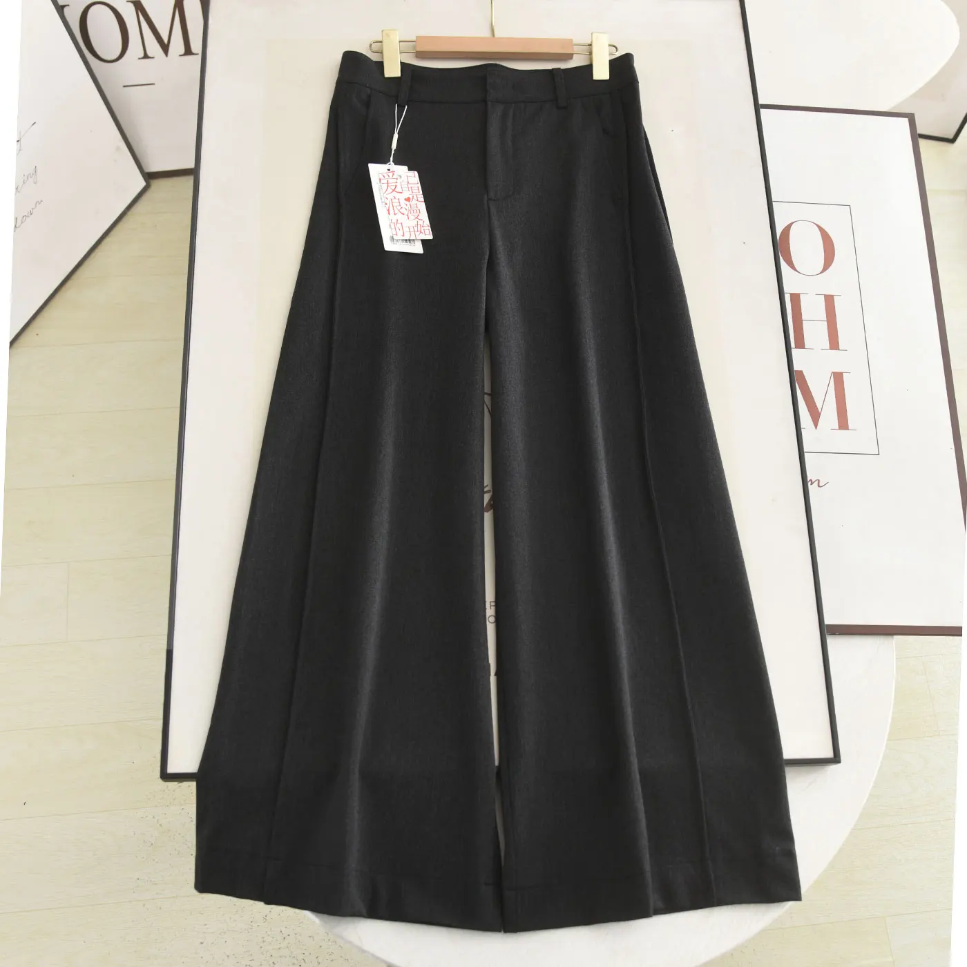 ey Casual High Waist Wide Leg Pants Commute Sle Autumn New Arrival Ele Slimming Versatile Ladies Faion Trousers
ey Casual High Waist Wide Leg Pants Commute Sle Autumn New Arrival Ele Slimming Versatile Ladies Faion Trousers