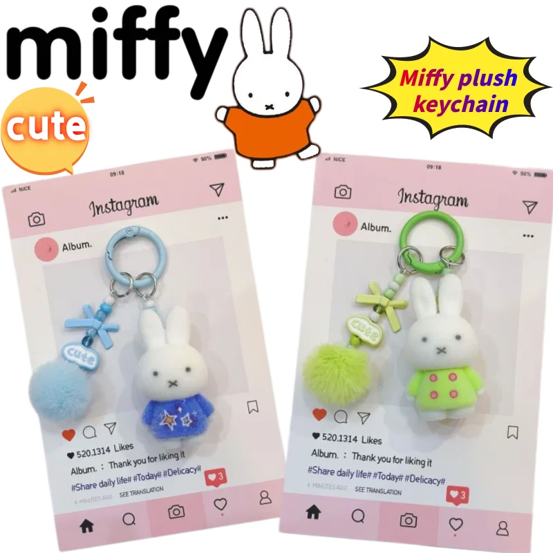 New Miffy Keychain High Color Value Animation Q Version Doll Doll Style Men's and Women's Schoolbag Car Cute Cute Fun Pendant
New Miffy Keychain High Color Value Animation Q Version Doll Doll Style Men's and Women's Schoolbag Car Cute Cute Fun Pendant