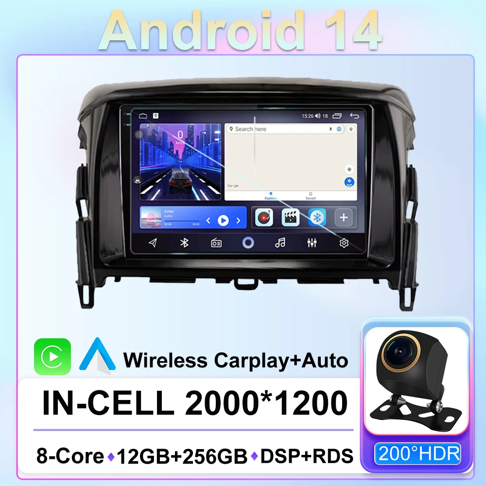 Auto Radio For Mitsubishi Eclipse Cross 2018-2019 Car 4G Carplay DSP RDS Video Android 14 Multimedia Player Stereo GPS Navigatio
Auto Radio For Mitsubishi Eclipse Cross 2018-2019 Car 4G Carplay DSP RDS Video Android 14 Multimedia Player Stereo GPS Navigatio