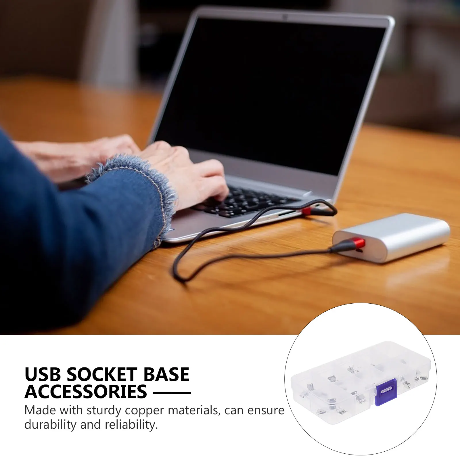 50pcs Micro USB Female Connector Copper Port Socket Mother Seat Soldering Repair 10 Combinations Each 5 USB Socket Car
50pcs Micro USB Female Connector Copper Port Socket Mother Seat Soldering Repair 10 Combinations Each 5 USB Socket Car