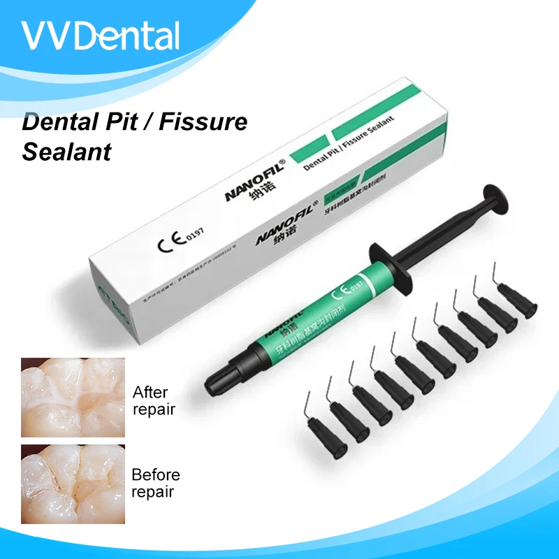 Dental Pit & Fissure Sealant,Polymer resin, Physical Defense Against Tooth Decay,1 Set of 10 Heads,Anti-caries Resin, Children's
Dental Pit & Fissure Sealant,Polymer resin, Physical Defense Against Tooth Decay,1 Set of 10 Heads,Anti-caries Resin, Children's