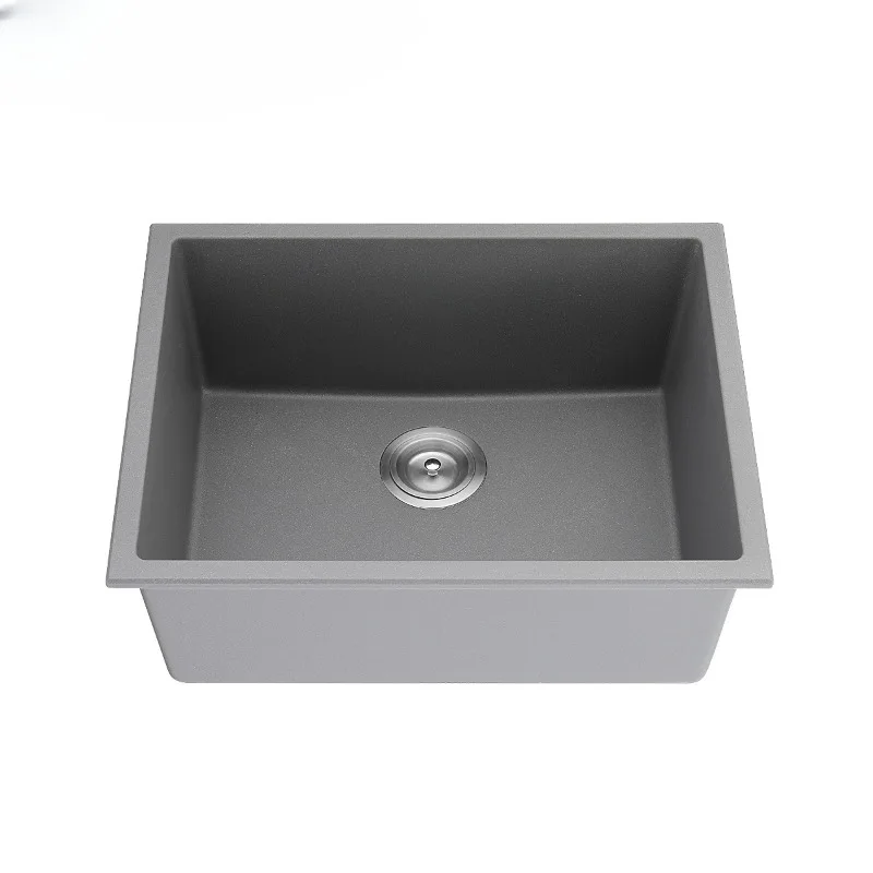 Quartz stone sink single slot cross-border kitchen under counter sink
Quartz stone sink single slot cross-border kitchen under counter sink