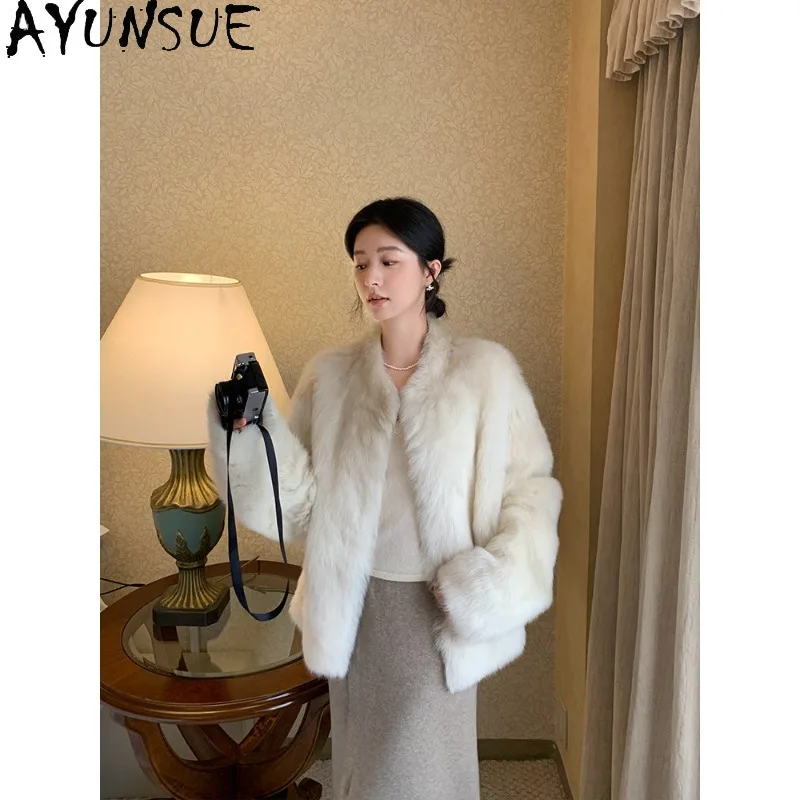 AYUNSUE Natural Tuscan Shearling Coats for Woman Korean Style Loose Outerwears Fashion Warm Winter Jacket Woman Clothes Casaco
AYUNSUE Natural Tuscan Shearling Coats for Woman Korean Style Loose Outerwears Fashion Warm Winter Jacket Woman Clothes Casaco