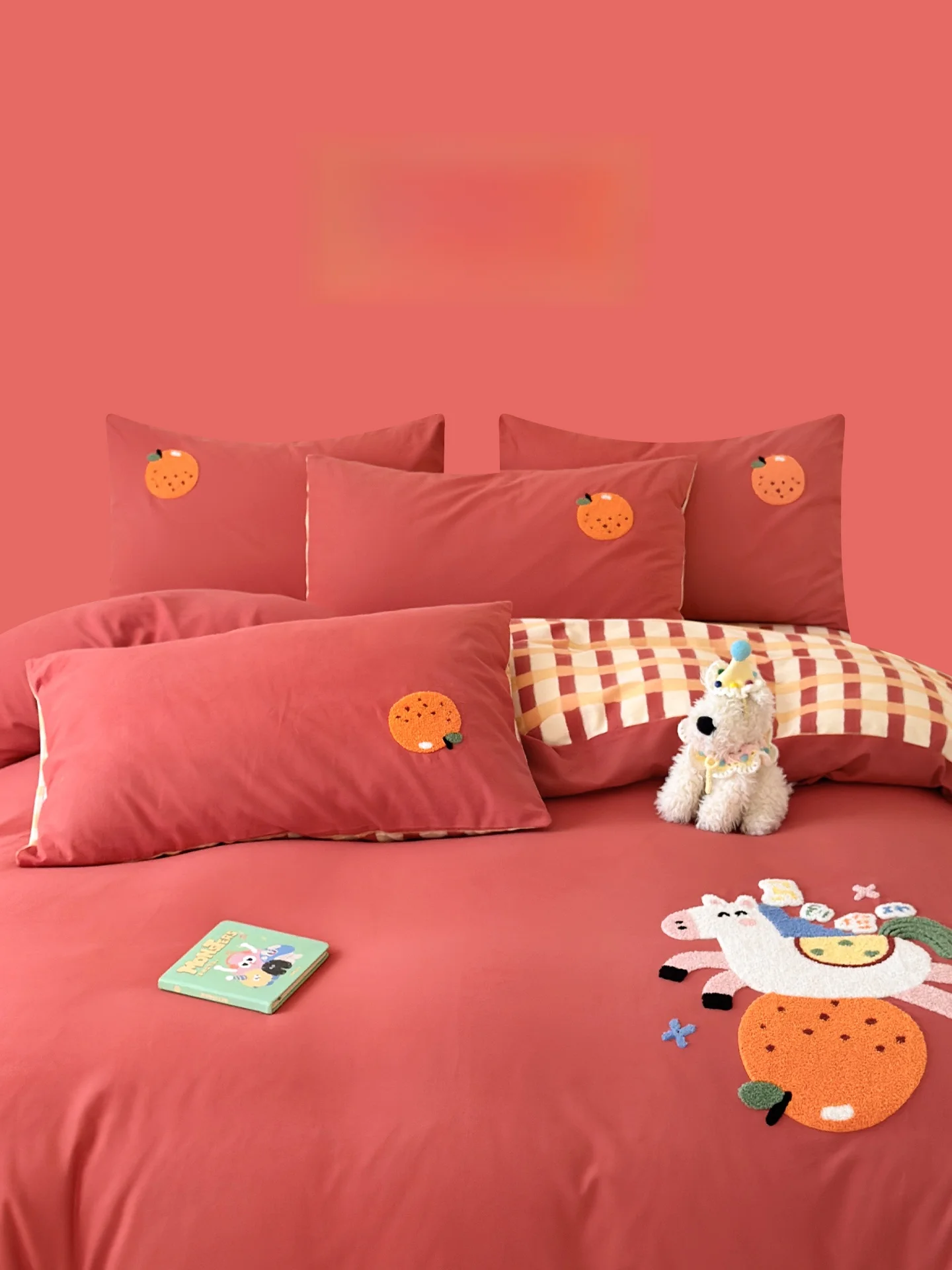 Zoeo Soft Skin-Friendly Brushed Cotton Style Four-Piece Set Bedding Sheets Pillowcases And Duvet Cover Pure Cotton Bedding
Zoeo Soft Skin-Friendly Brushed Cotton Style Four-Piece Set Bedding Sheets Pillowcases And Duvet Cover Pure Cotton Bedding