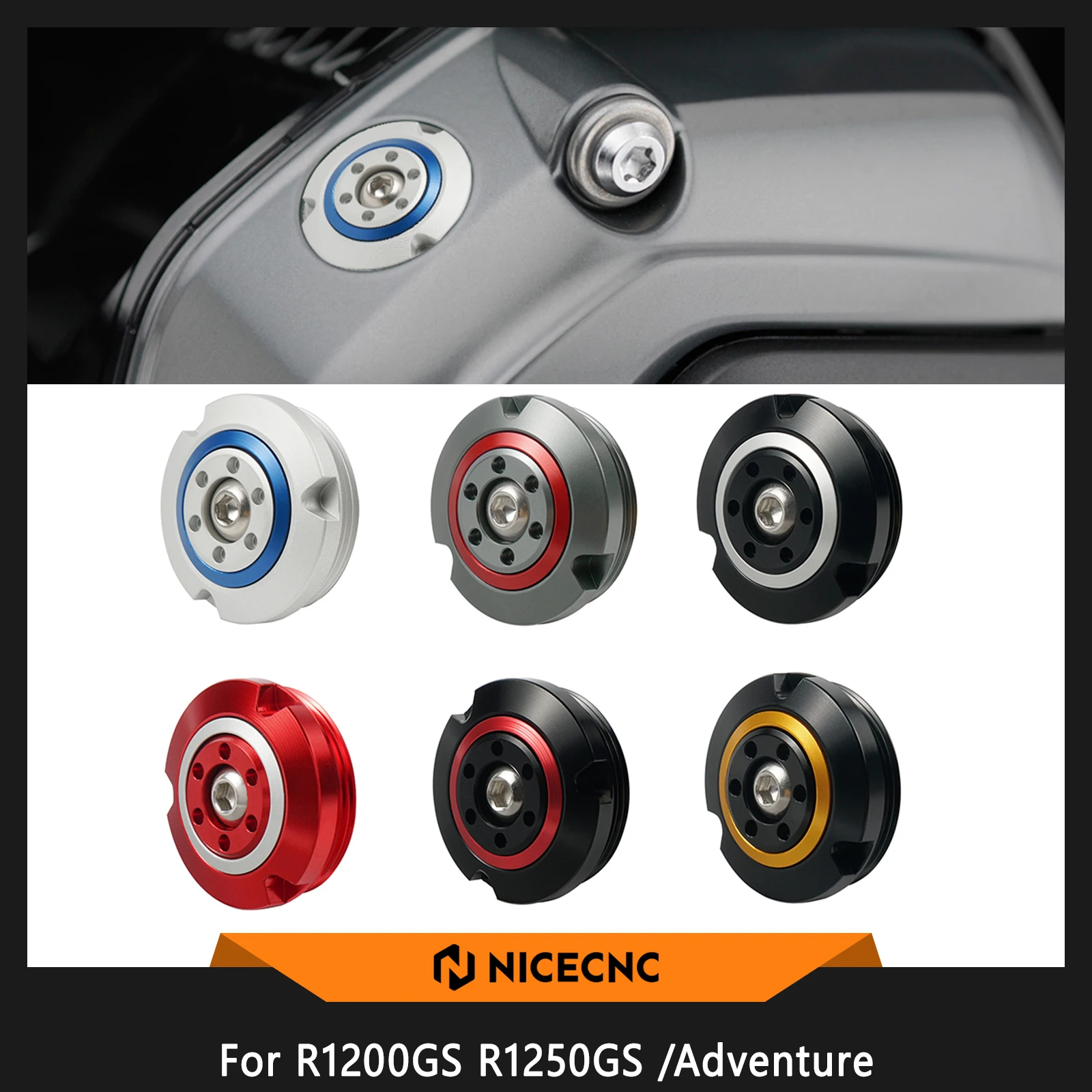 For BMW R1250GS Adventure R 1250 GS 2019-2022 Motorcycle Engine Oil Filler Cap For BMW R1200GS R 1200 GS Adventure LC 2005-2018
For BMW R1250GS Adventure R 1250 GS 2019-2022 Motorcycle Engine Oil Filler Cap For BMW R1200GS R 1200 GS Adventure LC 2005-2018