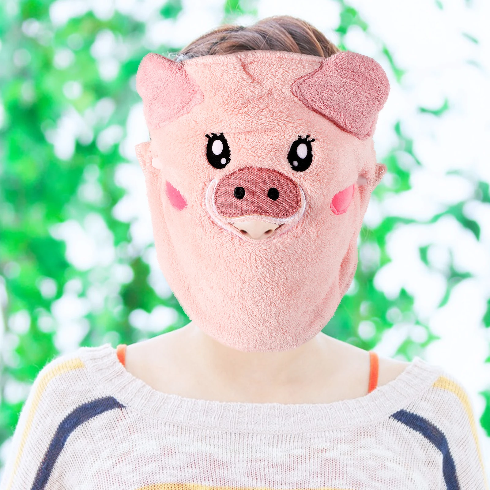Hot Steam Facial Steamer Towel Mask Deep Cleansing Pores Soft Coral Fleece Cartoon Pig Design Reusable Skin Care Tool For Women
Hot Steam Facial Steamer Towel Mask Deep Cleansing Pores Soft Coral Fleece Cartoon Pig Design Reusable Skin Care Tool For Women