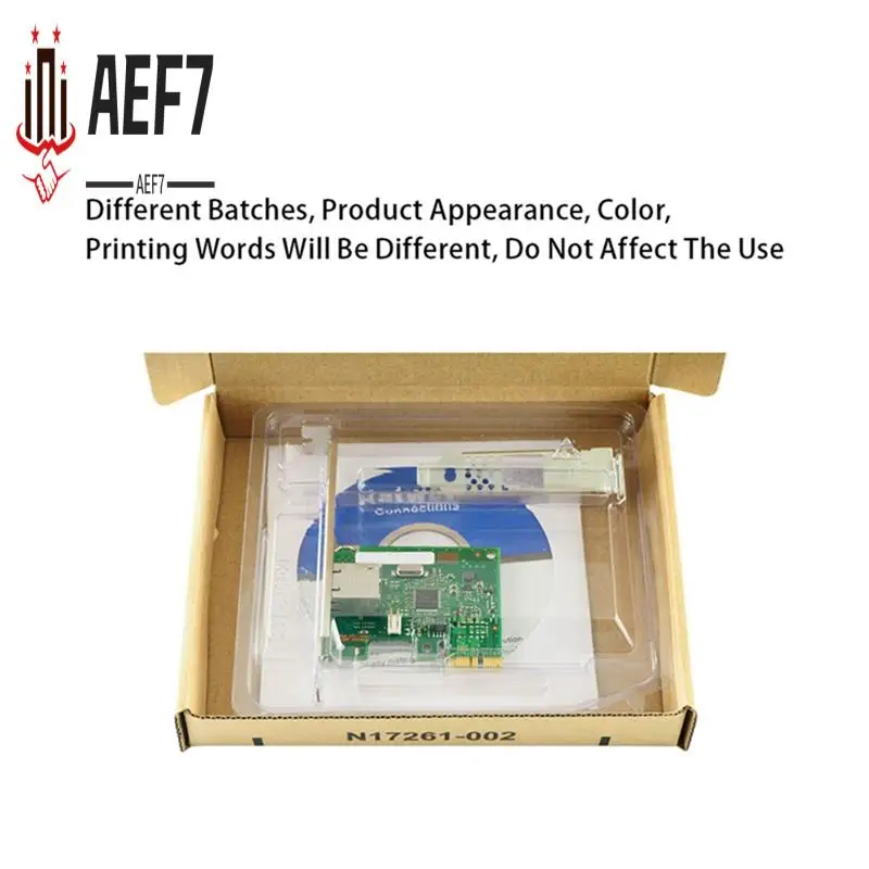 AEF7-1Set I210-T1 PCI-Ex1 Гигабитная однопортовая серверная настольная проводная сетевая карта I210AT Чип сетевая карта PCB
AEF7-1Set I210-T1 PCI-Ex1 Гигабитная однопортовая серверная настольная проводная сетевая карта I210AT Чип сетевая карта PCB