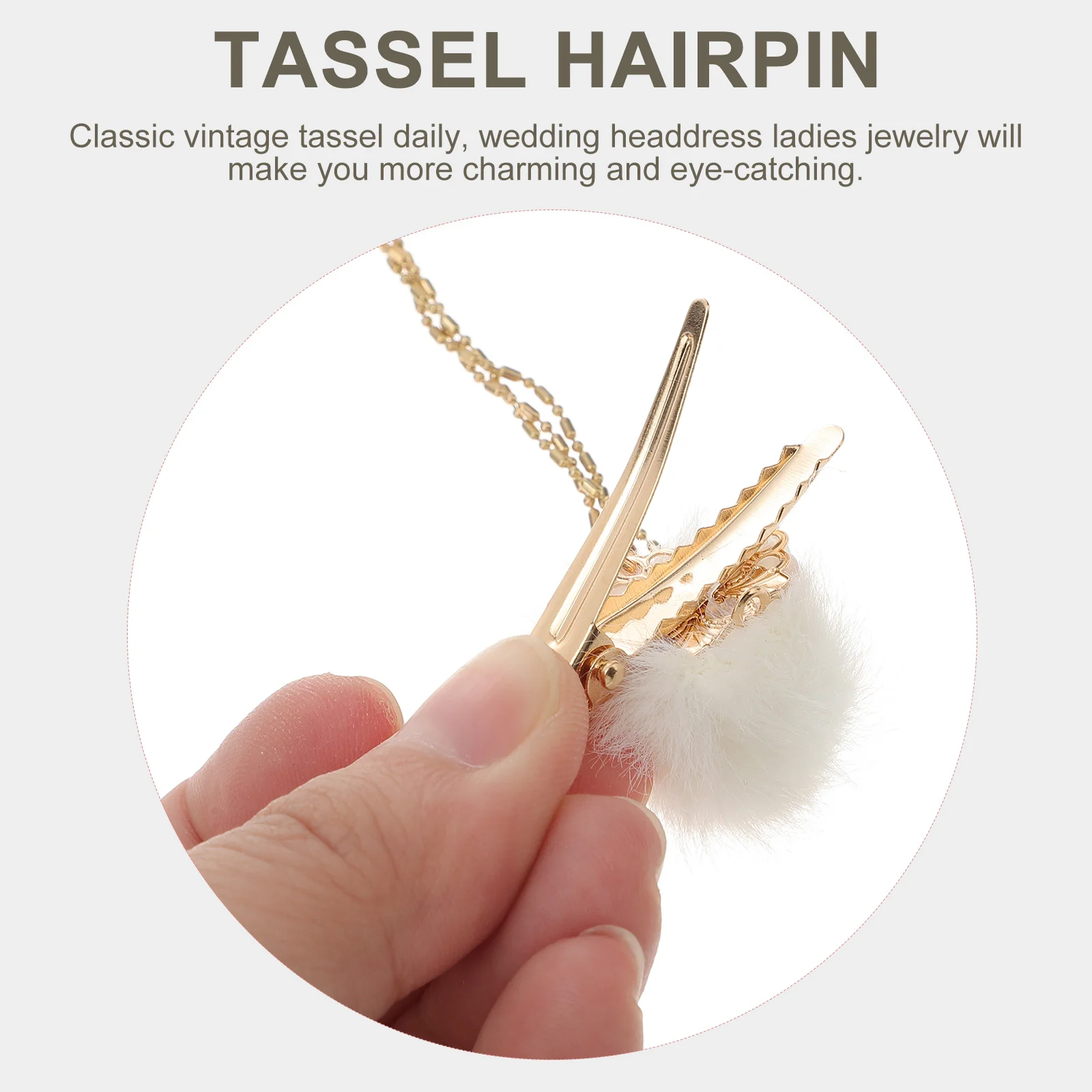 Hair Ball Headdress Girls Alloy Hairpin Accessory Side Clip Fashion Tassel Women Accessories
Hair Ball Headdress Girls Alloy Hairpin Accessory Side Clip Fashion Tassel Women Accessories