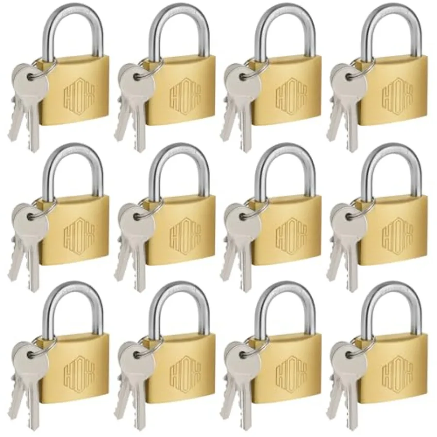 Solid Brass Keyed Different Padlock with 1-9/16-Inch Wide Body Brass Cylinder - for Hasp Latch Sheds Fences Storage Locker
Solid Brass Keyed Different Padlock with 1-9/16-Inch Wide Body Brass Cylinder - for Hasp Latch Sheds Fences Storage Locker