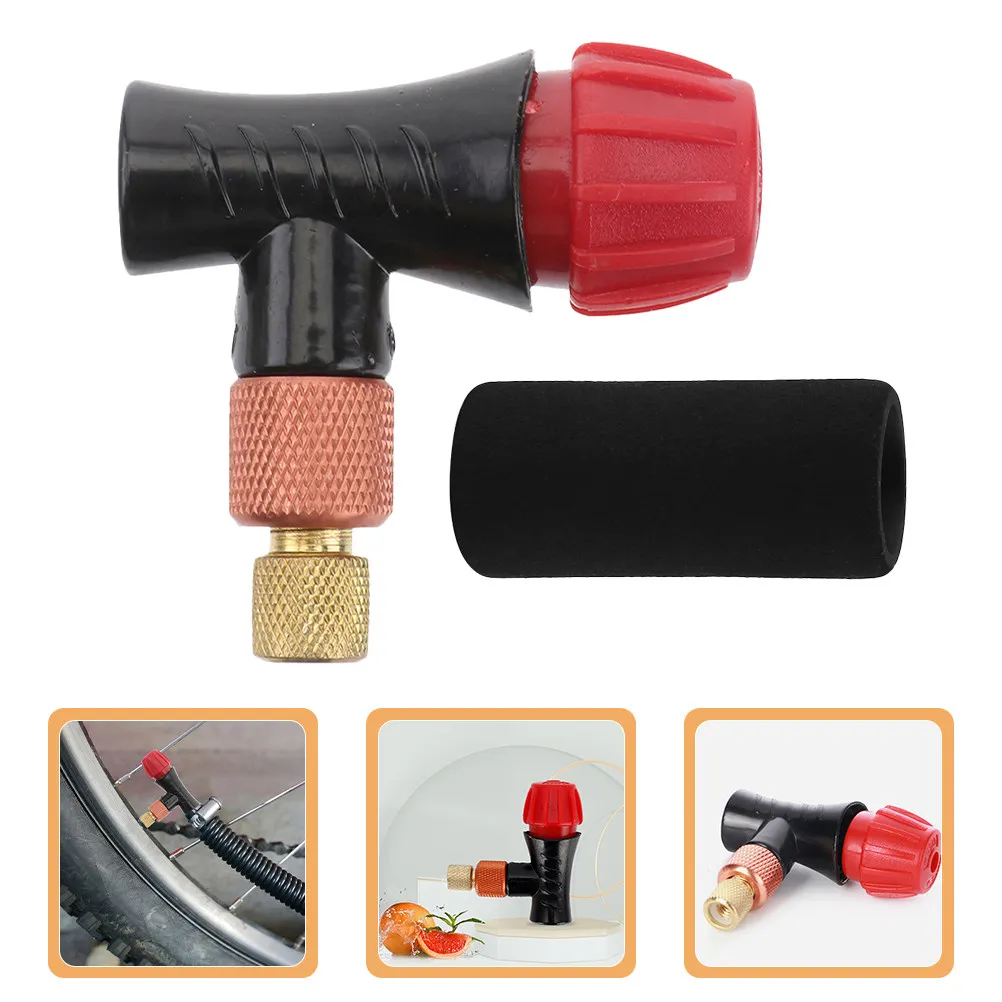 1 Set Universal Co2 Inflator Head for Bike Tires Control Valve Sponge Cover Portable Tire Inflator for Road Mountain Bicycle
1 Set Universal Co2 Inflator Head for Bike Tires Control Valve Sponge Cover Portable Tire Inflator for Road Mountain Bicycle