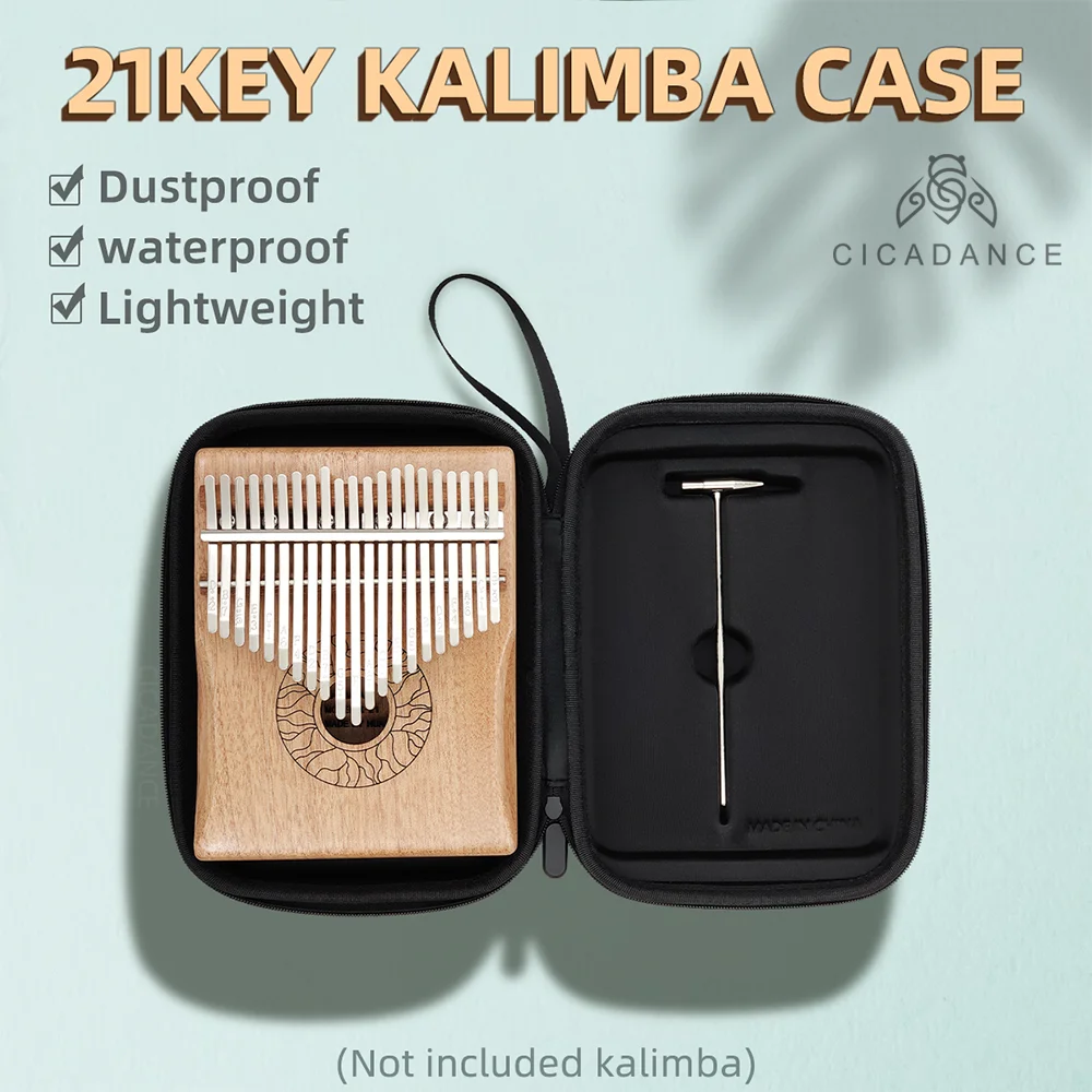 21 Key Kalimba Accessories Bag Thumb Piano Case Calimba Storage Box Portable Lightweight Dustproof Waterproof
21 Key Kalimba Accessories Bag Thumb Piano Case Calimba Storage Box Portable Lightweight Dustproof Waterproof