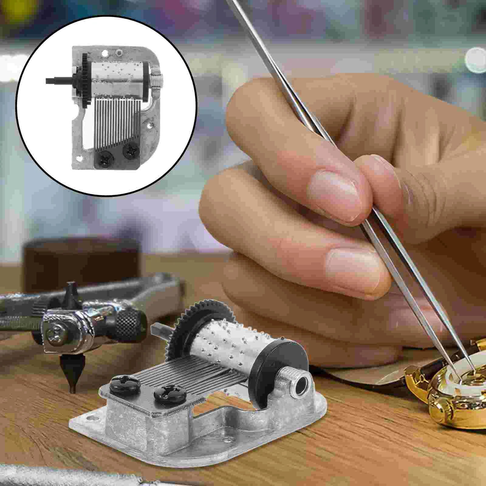 2 Pcs Music Box Parts Wind Up Mechanism Toy Assembly Accessories Musical Instrument Components Kids Creativity
2 Pcs Music Box Parts Wind Up Mechanism Toy Assembly Accessories Musical Instrument Components Kids Creativity