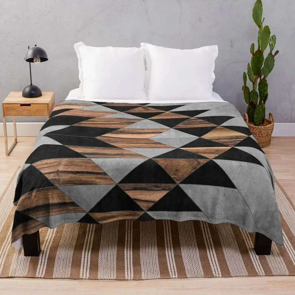 Urban Tribal Pattern No.10 - Aztec - Concrete and Wood Throw Blanket Luxurious Soft Blanket Holiday Gift for Family
Urban Tribal Pattern No.10 - Aztec - Concrete and Wood Throw Blanket Luxurious Soft Blanket Holiday Gift for Family