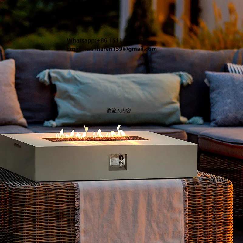 Luxstar 56\" Modern Design Rectangular Outdoor Garden Gas Fire Pit Table with 50000 BTU 28 Inch Grey Lava Rocks Protective Cover
Luxstar 56\" Modern Design Rectangular Outdoor Garden Gas Fire Pit Table with 50000 BTU 28 Inch Grey Lava Rocks Protective Cover
