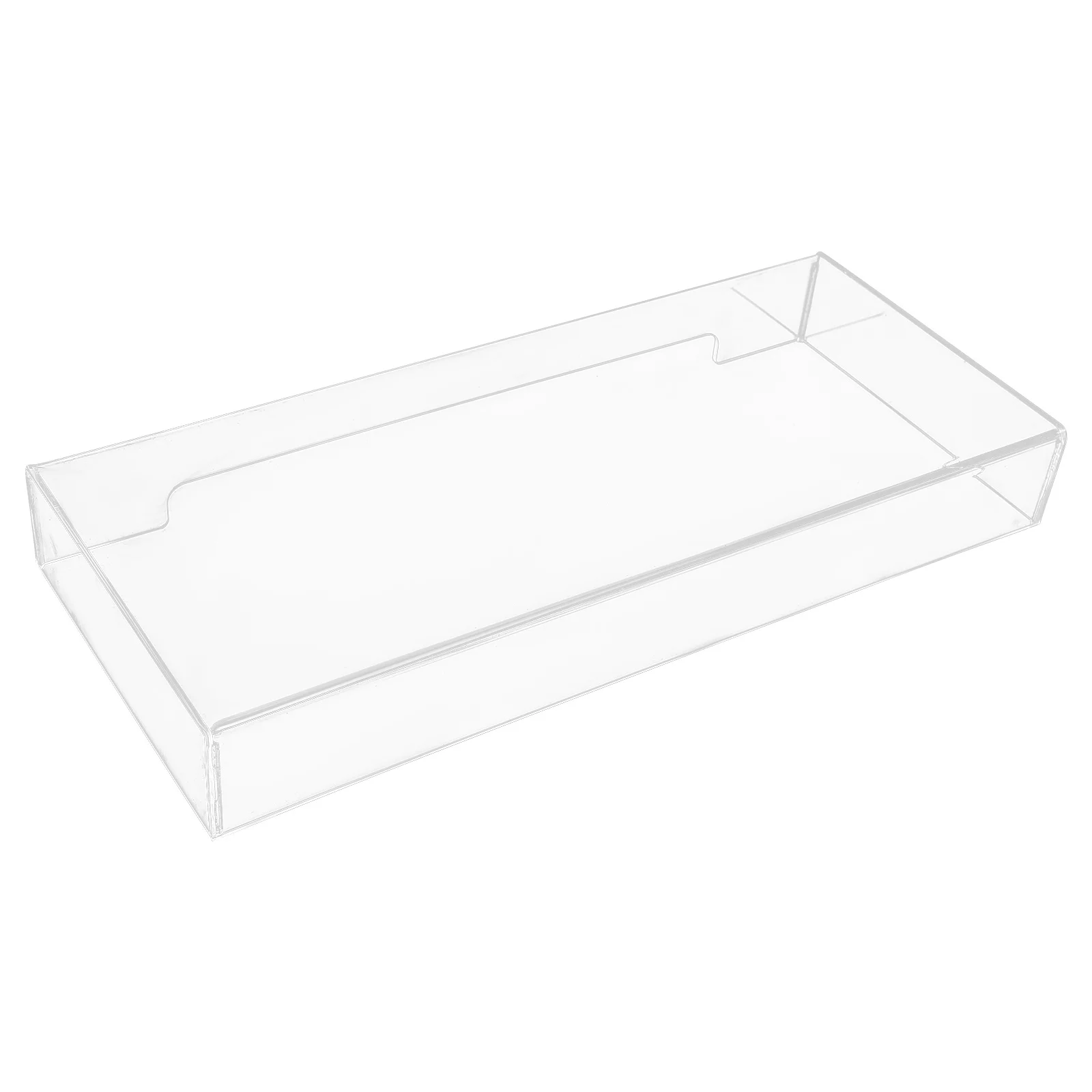 Keyboard Protection Cover Clear Acrylic Waterproof Washable Universal Fit For Most Desktop Computers Transparent Cover For