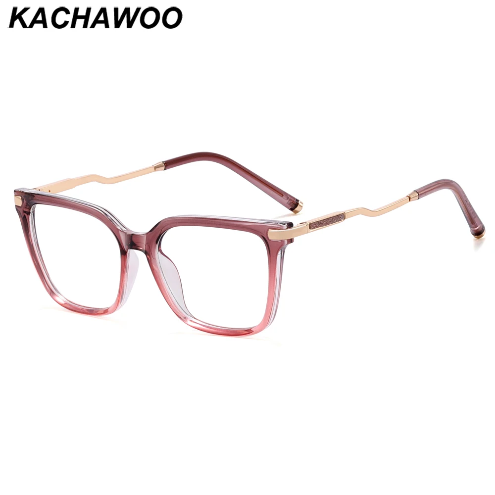 Kachawoo female square glasses blue light blocking metal TR90 glasses frame for women retro European style grey purple pink
Kachawoo female square glasses blue light blocking metal TR90 glasses frame for women retro European style grey purple pink