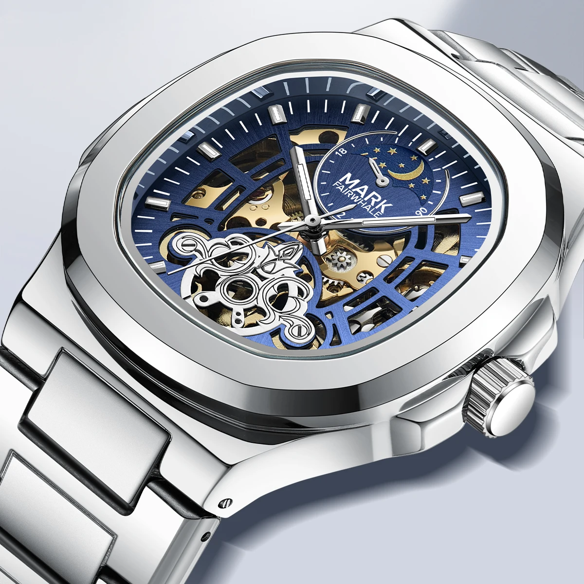 Mark Fairwhale Luxury Square Men's Mechanical Watch Luminous relógios masculino Business Man Automatic Wristwatch reloj hombre
Mark Fairwhale Luxury Square Men's Mechanical Watch Luminous relógios masculino Business Man Automatic Wristwatch reloj hombre