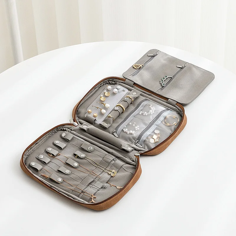 Foldable Soft PU Jewelry Organizer Case Women Large Capacity Earrings Necklace Display Travel Portable Jewelry Box Birthday Gift
Foldable Soft PU Jewelry Organizer Case Women Large Capacity Earrings Necklace Display Travel Portable Jewelry Box Birthday Gift