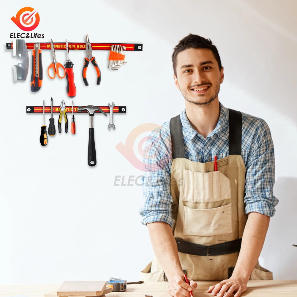 Magnetic Tool Holder Heavy-duty Magnet Tool Bar Strip Rack Space-Saving & Strong Metal Organizer Storage Rack For Knife Wrench
Magnetic Tool Holder Heavy-duty Magnet Tool Bar Strip Rack Space-Saving & Strong Metal Organizer Storage Rack For Knife Wrench