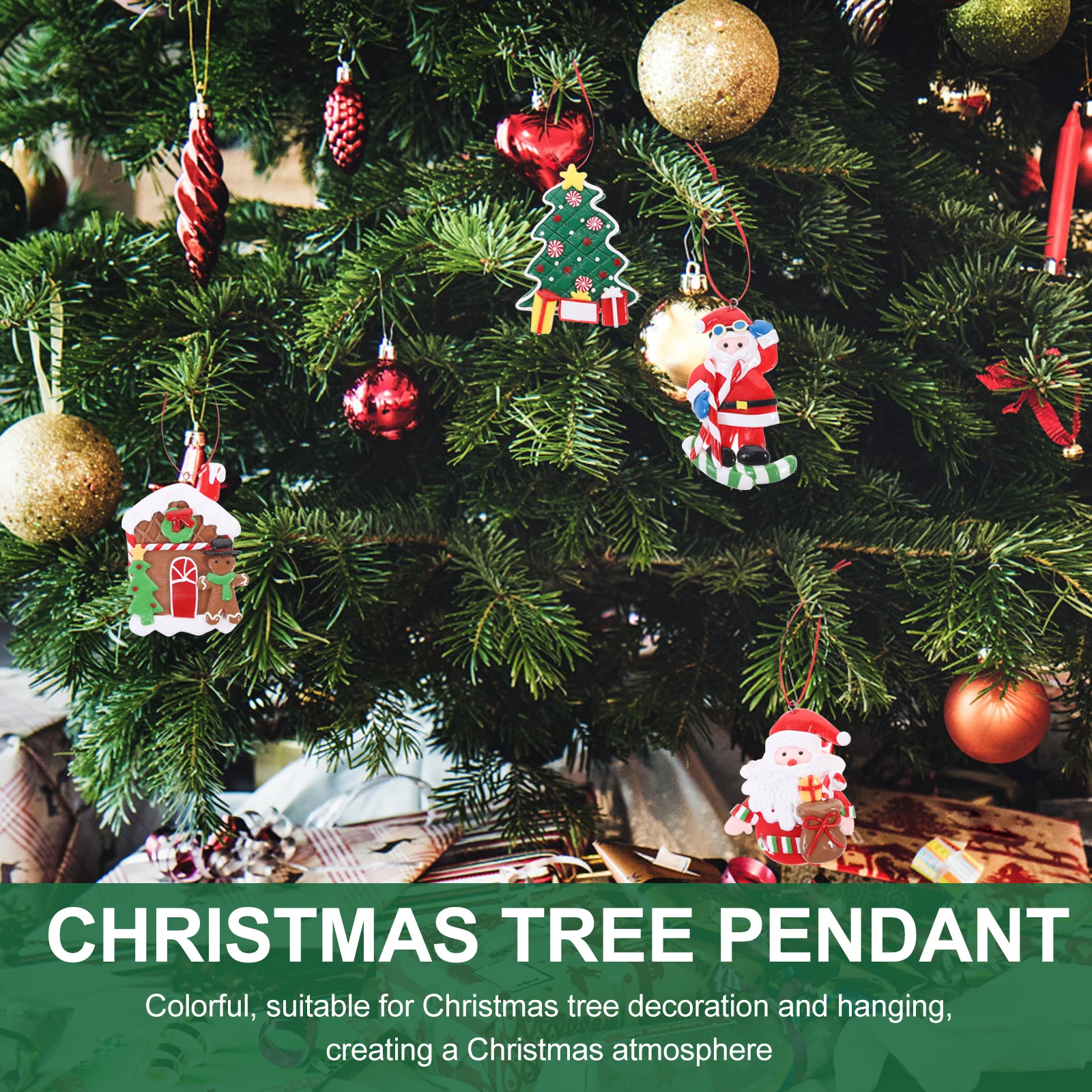 4 Pcs Christmas Tree naments Small Mini Polymer Clay Decorations Santa Claus Pendant Holiday Party Hanging for Home Living Room
4 Pcs Christmas Tree naments Small Mini Polymer Clay Decorations Santa Claus Pendant Holiday Party Hanging for Home Living Room