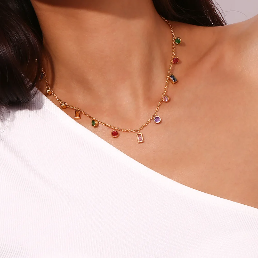 2024 Hot Geometric Design Women's Fashion Gold Plated Stackable Necklace Pendant Personalized Party Friends Fashion Jewelry Gift
2024 Hot Geometric Design Women's Fashion Gold Plated Stackable Necklace Pendant Personalized Party Friends Fashion Jewelry Gift