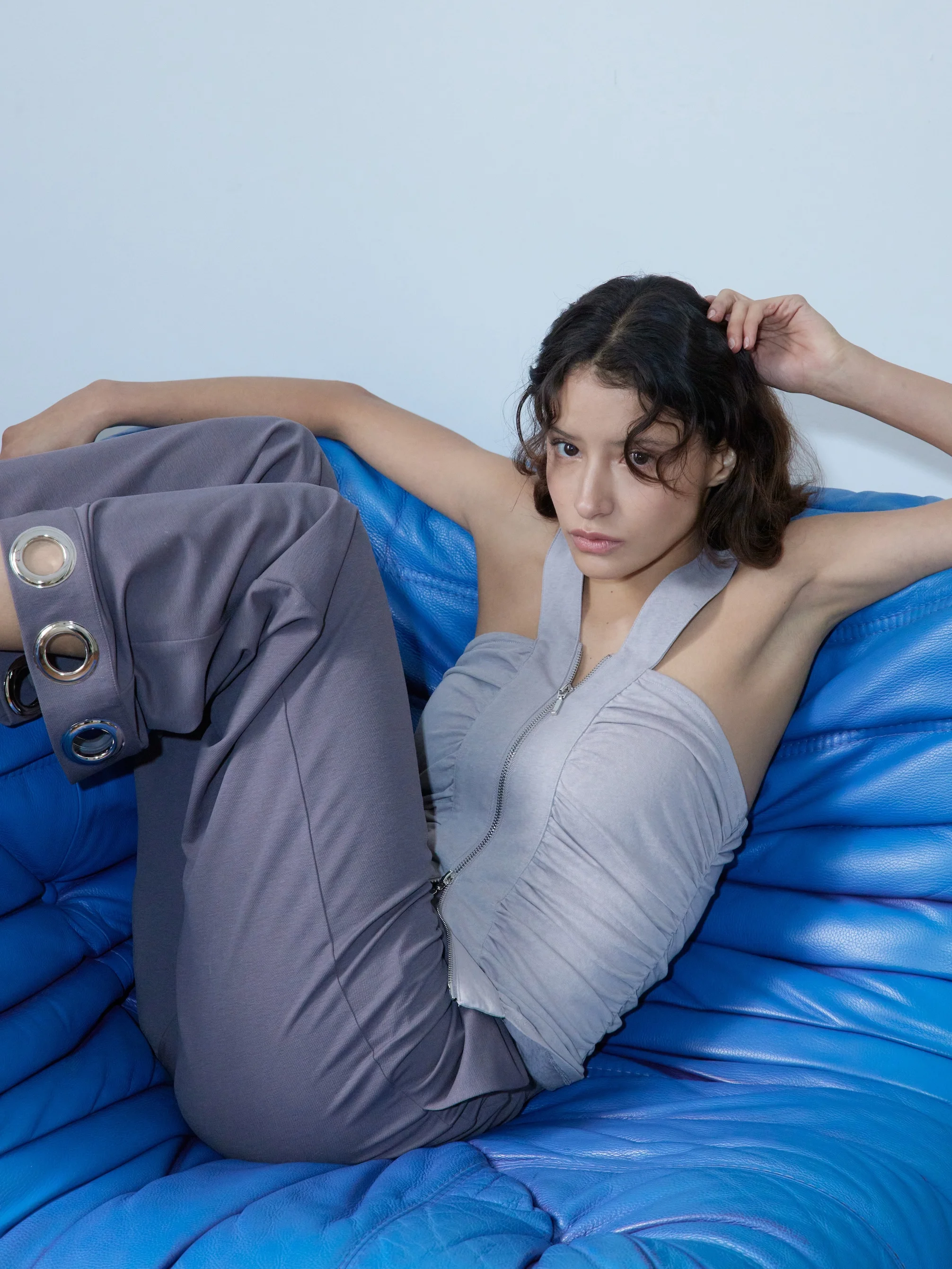 High Waist Knitted Wide Leg Pants Metal Button Decorated Cotton Linen Blend Knitwear Casual Trousers for Women Commute Sle
High Waist Knitted Wide Leg Pants Metal Button Decorated Cotton Linen Blend Knitwear Casual Trousers for Women Commute Sle