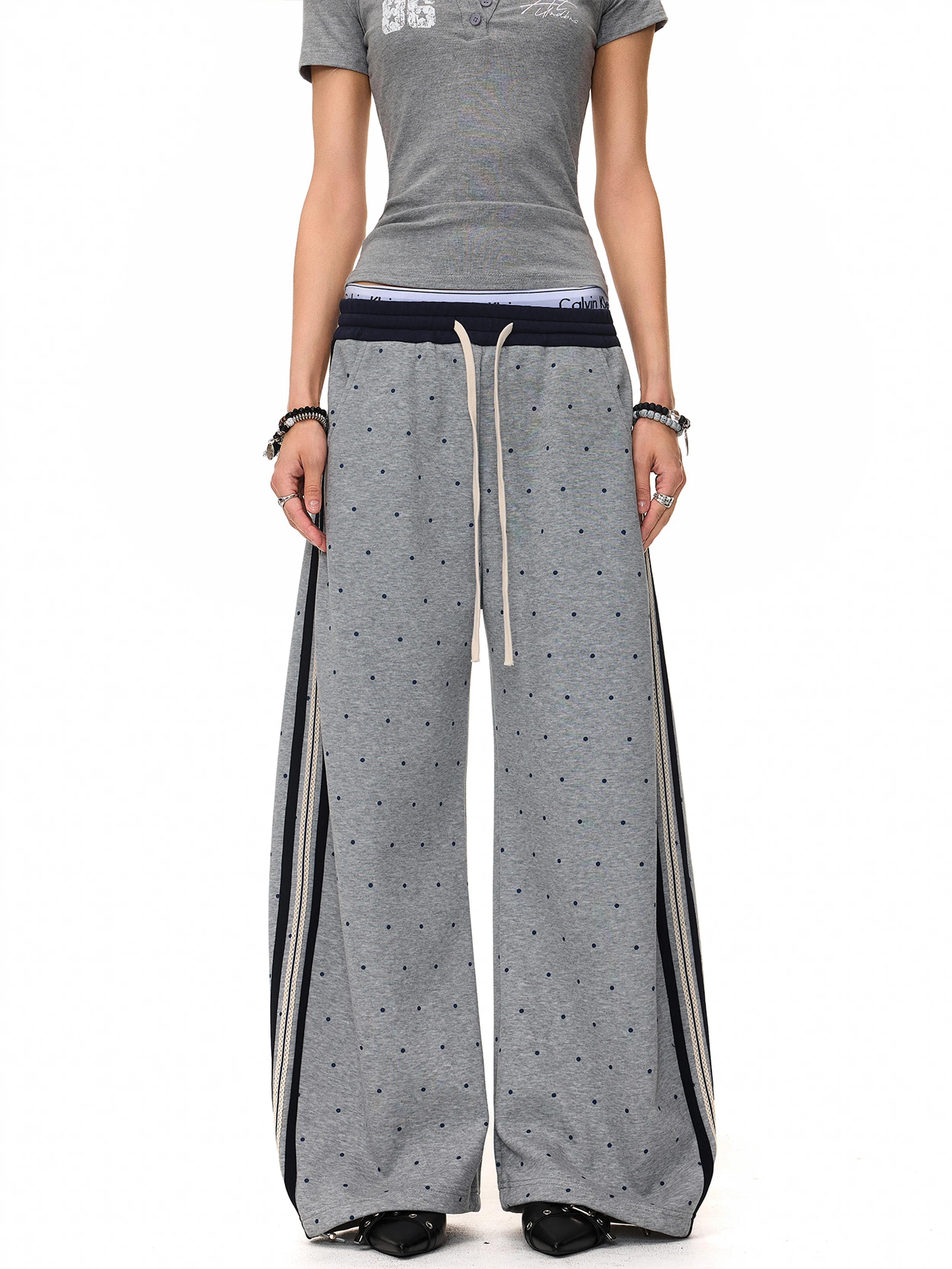 Loose American Stripe Polka Dot Drawstring Casual Pants Men's Summer Thin Wide Leg Long Trousers Comfortable Breathable Cotton
Loose American Stripe Polka Dot Drawstring Casual Pants Men's Summer Thin Wide Leg Long Trousers Comfortable Breathable Cotton