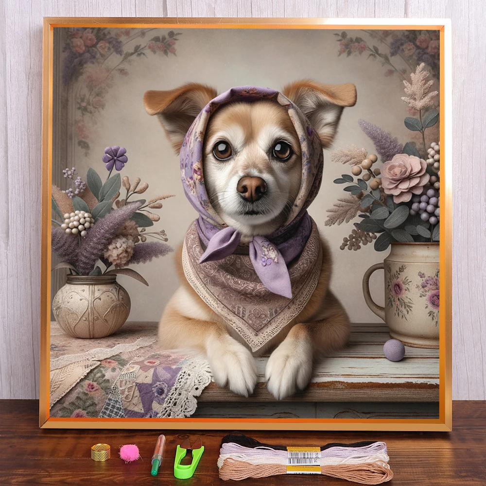 Animal Pet Dog Printed Canvas Cross-Stitch DIY Embroidery Patterns Knitting Sewing Handiwork Needlework Package Gift Home Decor
Animal Pet Dog Printed Canvas Cross-Stitch DIY Embroidery Patterns Knitting Sewing Handiwork Needlework Package Gift Home Decor