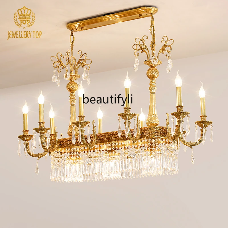 CXH Copper Long Lamp Villa Luxury Crystal Personalized Creative Upscale Lamps
CXH Copper Long Lamp Villa Luxury Crystal Personalized Creative Upscale Lamps